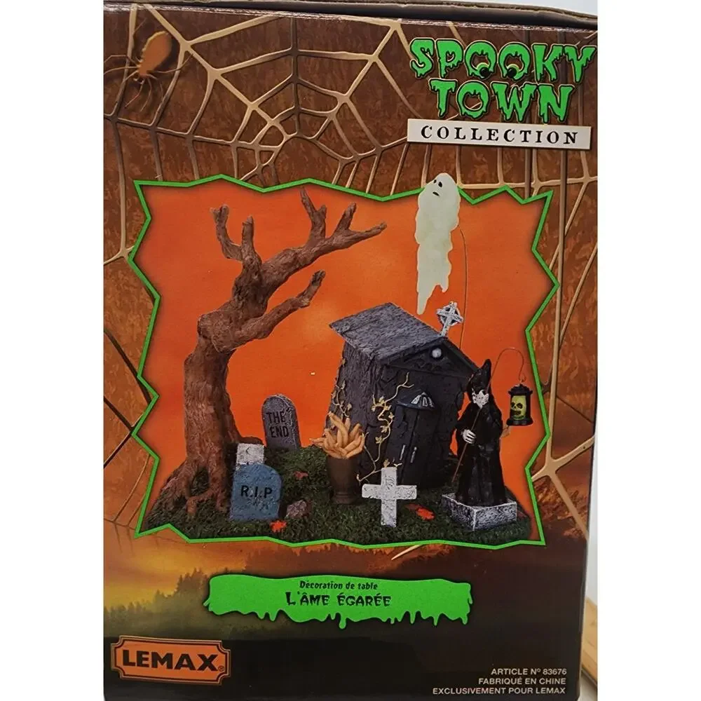 Lemax Halloween Spooky Town 2008 THE LOST SOUL 83676 w/ box